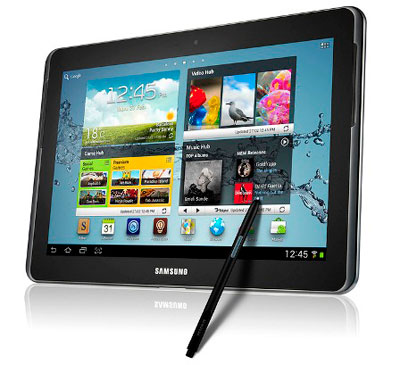 Планшет Samsung Galaxy Note 10.1 с электронным пером S Pen. Вместе со смартфоном Samsung Galaxy Note компания планирует продать 10 млн таких устройств до конца года