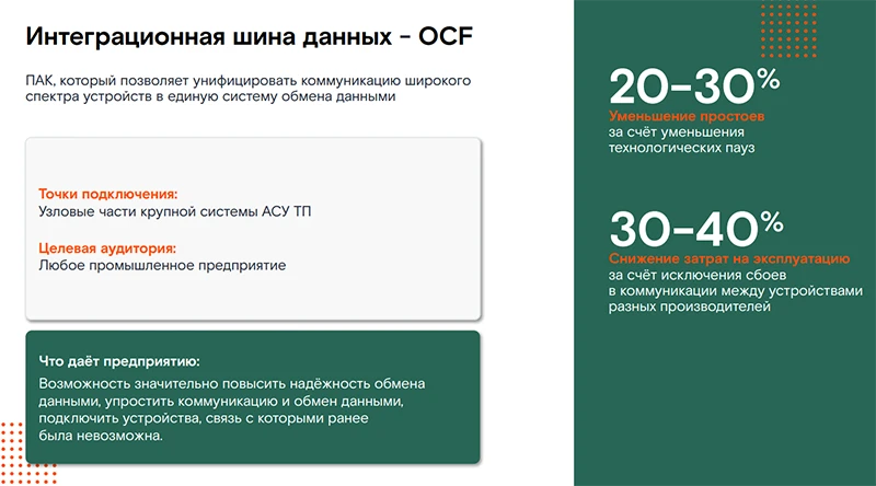 Интеграционная шина данных OCF