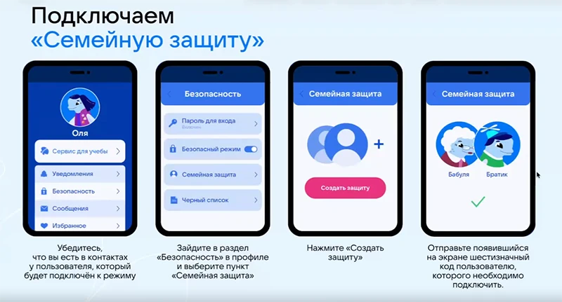 Подключение &laquo;Семейной защиты&raquo;