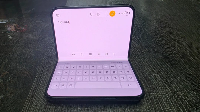 Режим печатной машинки в iPhone Duo