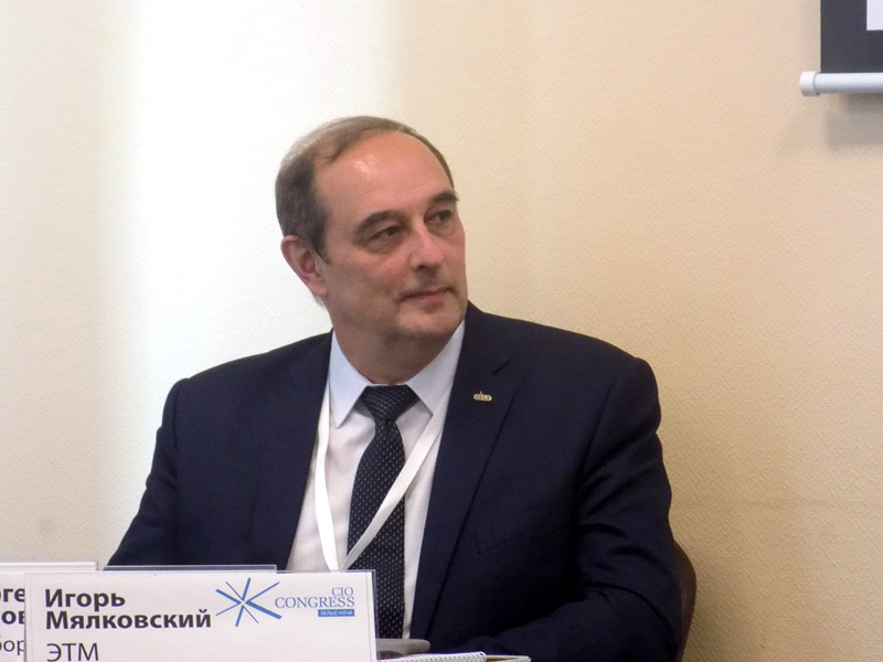Игорь Мялковский, управляющий «ЭТМ» по взаимодействию с вузами и отраслевыми учебными центрами